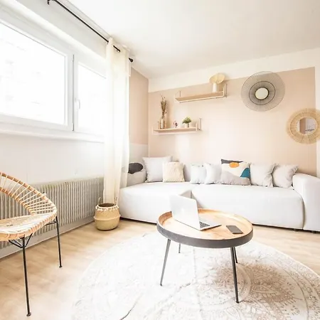 Apartament Le Schuman Centre Parking Miluza